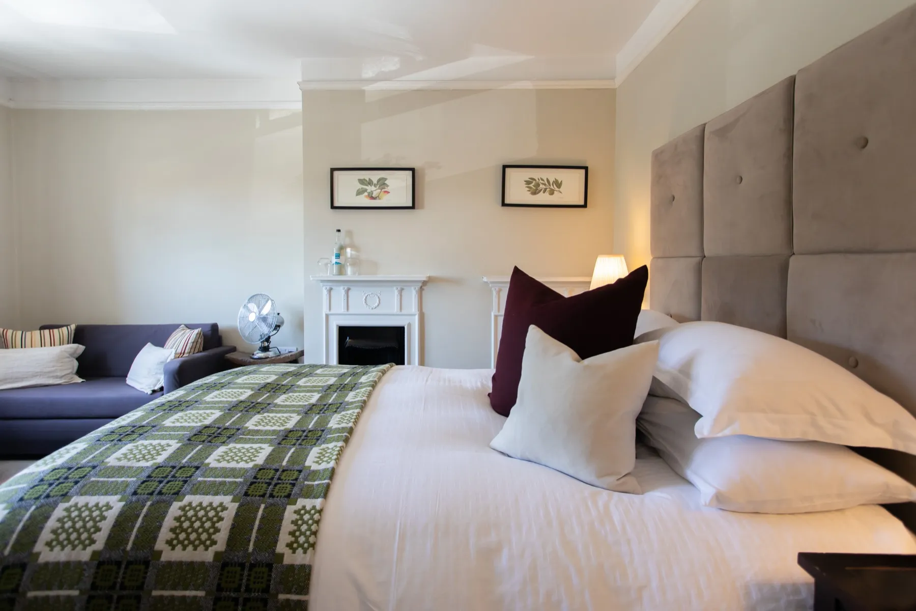 The Super King room at The Richmond Arms